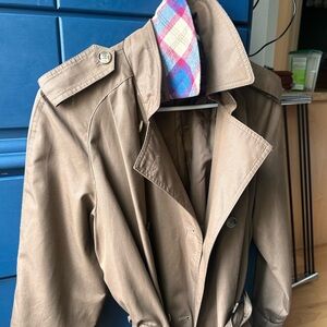 Women’s Vintage Trench Coat-Large